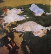 Joaquin Sorolla Nap painting